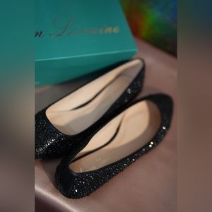 Lauren Lorraine Lizzy New Crystal Jewel Flat